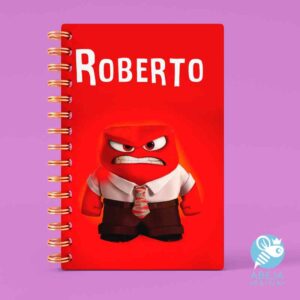 Cuaderno personalizado ira intensamente