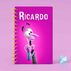Cuaderno personalizado miedo intensamente