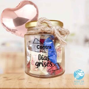Jar de chocolates 'Contra los días grises'