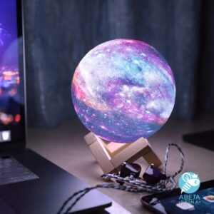 Lámpara 3D galaxia con control remoto