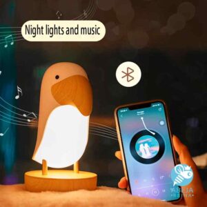 Lámpara parlante bluetooth en forma de tucán