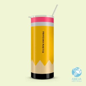 Tumbler personalizado diseño lápiz