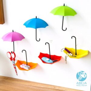Set x 4 und mini colgadores sombrilla