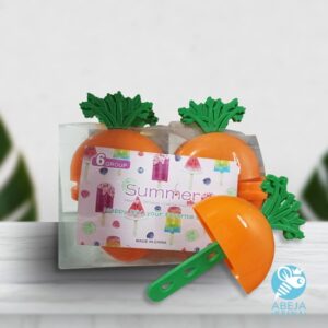 Molde para paletas zanahoria