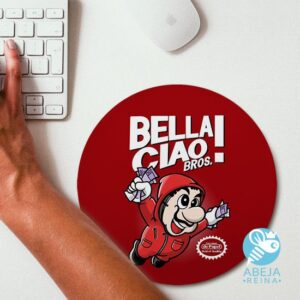 Mouse pad Mario Bros 'Bella Ciao'