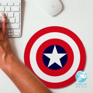 Mouse pad escudo Capitán América