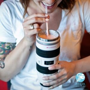 Mug lente de cámara 70 - 200ml