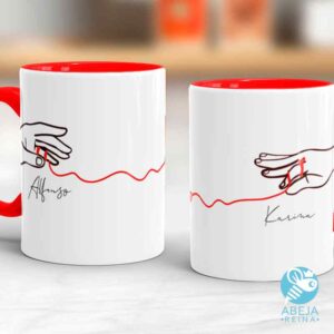 Pack de tazas Hilo Rojo