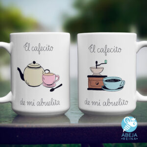 Pack de tazas 'El cafecito de mi abuela'