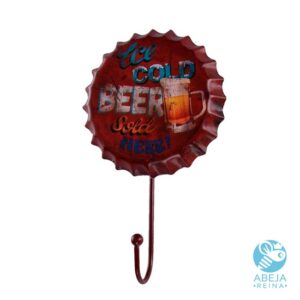 Perchero vintage Chapa Ice Cold Beer