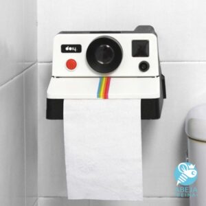 Portapapel higiénico cámara Polaroid