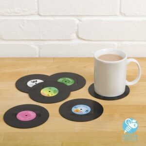 Posavasos disco de vinilo