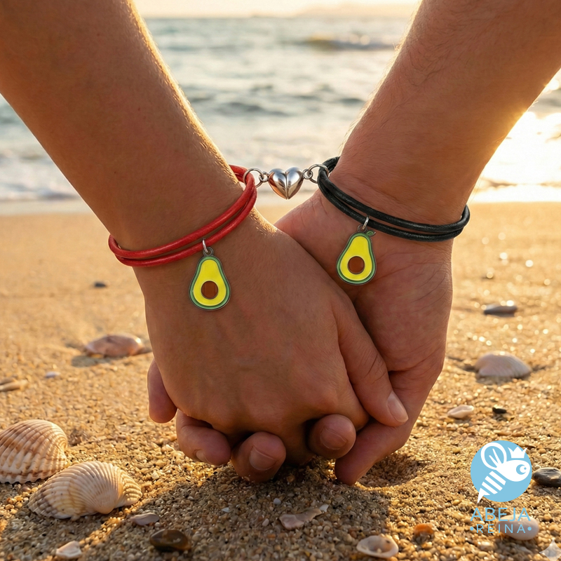 Pulsera avocado 'Eres mi complemento'