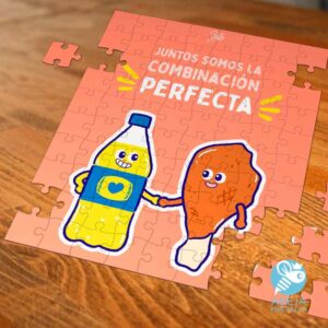 Rompecabezas 'Juntos somos la combinación completa'