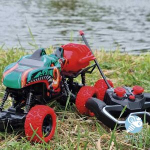Carro Monster Controlado Por Radio 1:16, Efecto De Humo, Efectos De Luz