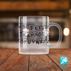 Taza de vidrio Stranger Things