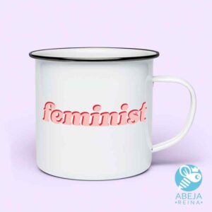 Taza enamel Feminist