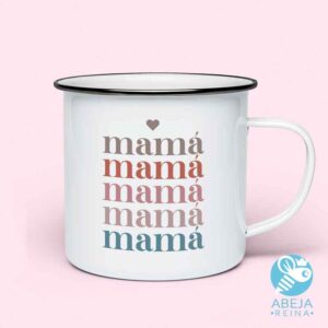 Taza enamel mamá
