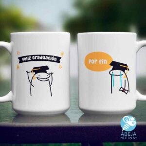 Taza 'Feliz graduación'