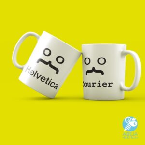 Taza Helvetica