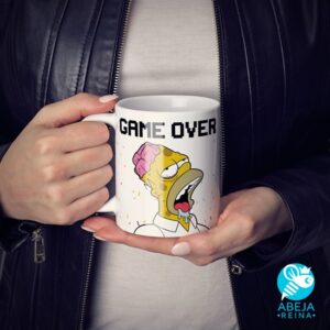Taza Homero Game Over