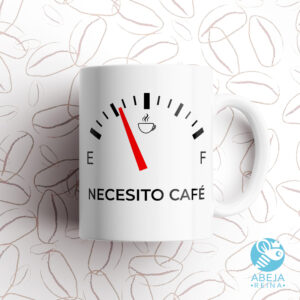 Taza 'Necesito café'