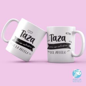 Taza personalizada 'Para uso exclusivo del abuelo'