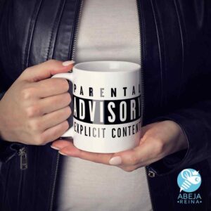 Taza Parental Advisory Explicit Content