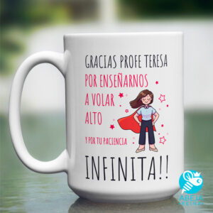 Taza personalizada gracias Profe