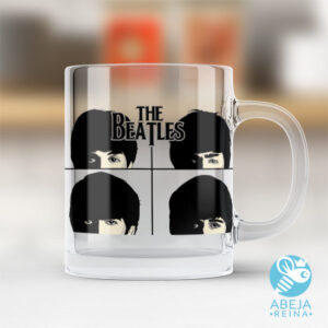Taza de vidrio The Beatles