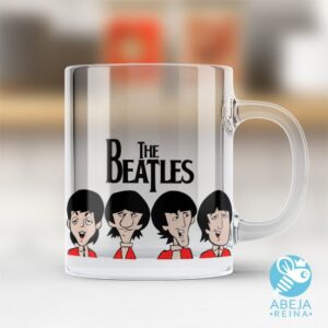 Taza de vidrio The Beatles