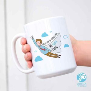 Taza 'Una taza de energía para mi súper papá'