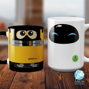 Pack Tazas Wall-e y Eva