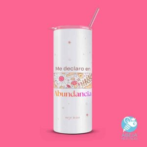 Tumbler 'Me declaro en abundancia'