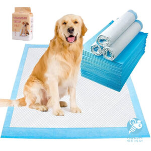 Pañales de piso absorbentes desechables para perros talla XL