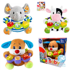 Peluche musical con luz y sonido