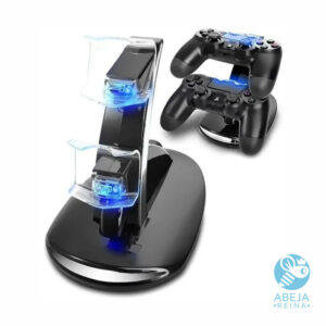 Base Cargador Doble Para Joystick Ps4 Slim Pro