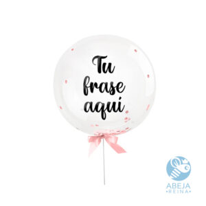 Globo burbuja personalizado