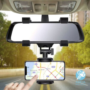 Soporte De Celular Para Espejo Retrovisor Giro De 360°