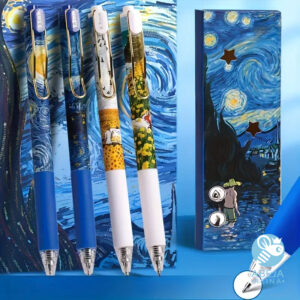 Pack de 4 lapiceros de Van Gogh La noche estrellada
