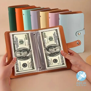Cuaderno para guardar billetes