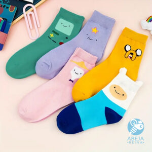 Pack 5 sets de medias adventure time