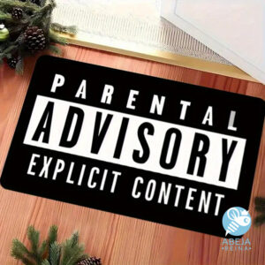 Alfombra ''Parental Advisory Explicit Content''