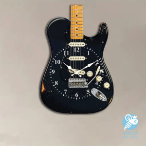 Reloj de pared diseño guitarra