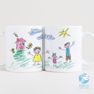 Taza personalizada de los dibujos de tus hijos