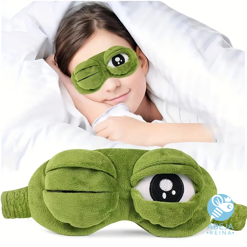 Antifaz Para Dormir cubre ojos diseño rana