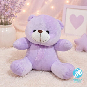 Peluche osito lila