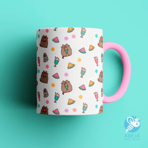 Taza diseño pusheen